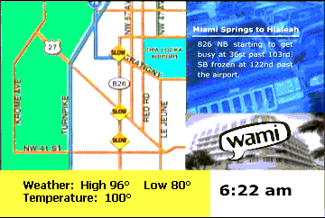 Traffic Jams On-Air Screen Capture