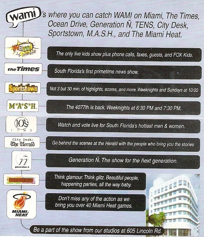 Line Up Promotional Card