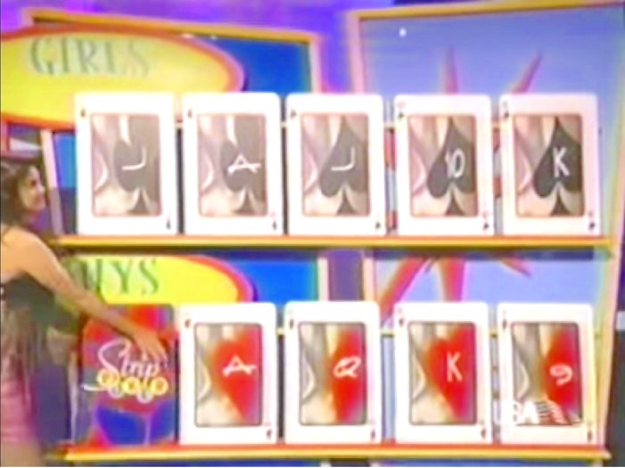 Strip Poker Card Wall